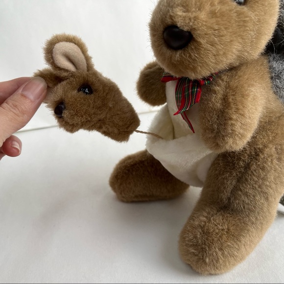 Uni-Toys Uniring Australia Kangaroo Baby Joey Koala 10” Plush Stuffed Animal Toy - Picture 8 of 11